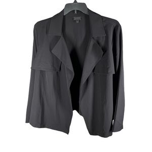 J. Jill Wearever Collection Womens Sz 2X Open Front Lightweight Jacket